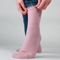 Chaussettes BILLYBELT Laine Rose pâle
