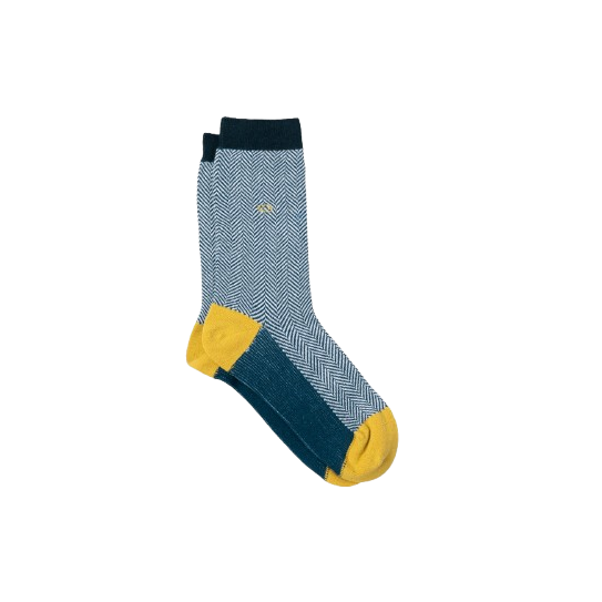 Chaussettes BILLYBELT Chevrons Emeraude