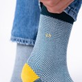 Chaussettes BILLYBELT Chevrons Emeraude