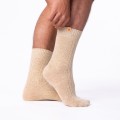 Chaussettes BILLYBELT Laine Torsade Beige