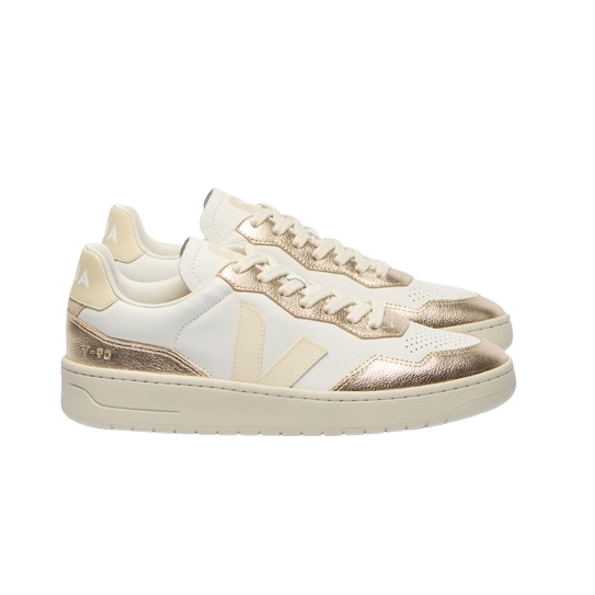 Chaussures VEJA V-90  O.T White Calcaire Platine