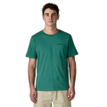 Tee Shirt PATAGONIA P-6 Logo Gem Green