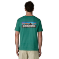 Tee Shirt PATAGONIA P-6 Logo Gem Green
