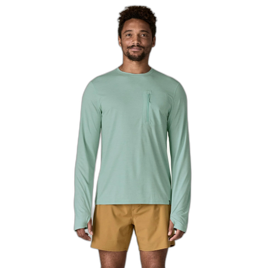 Tee Shirt PATAGONIA L/S Cap Cool Sun Thermal Blue