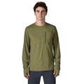 Tee Shirt PATAGONIA L/S Cap Cool Sun Caper Green