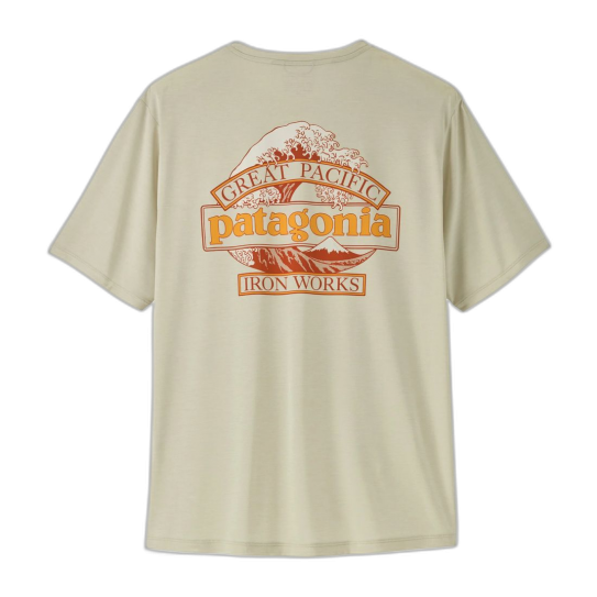 Tee Shirt PATAGONIA Cap Cool Daily Dyno White
