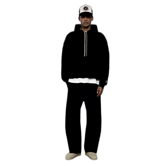 Sweat Zippé Capuche SWEET PANTS Iconic zip Black