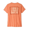 Tee Shirt Femme PATAGONIA Cap Cool Daily Peach Sherbet
