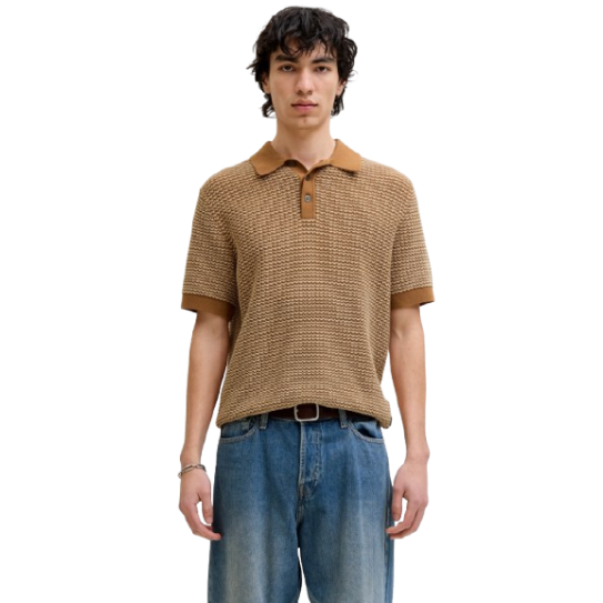 Polo JACK & JONES Lukingsley Amber Brown