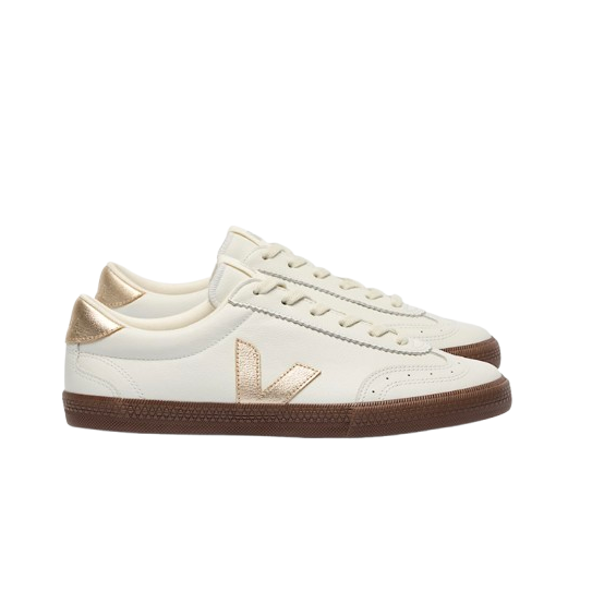 Chaussures VEJA Volley O.T Leather White Platine Bark