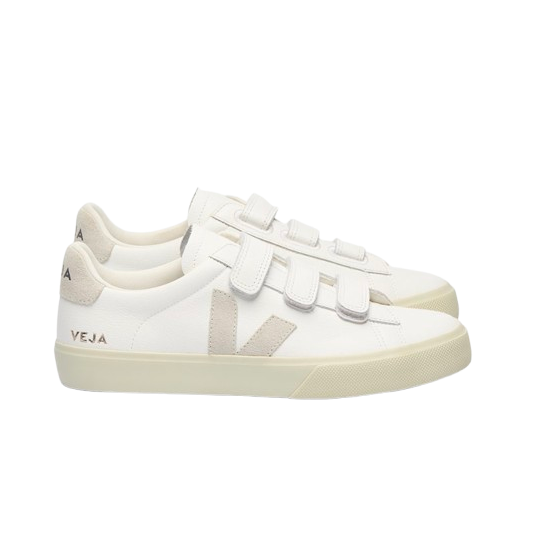 Chaussures VEJA Recife Logo Leather White Platine