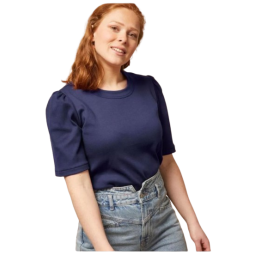 Tee Shirt LEMAHIEU Elisabeth 3/4 Marine