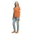 Tee Shirt Col V LEMAHIEU Alina Lin Bleu Marine