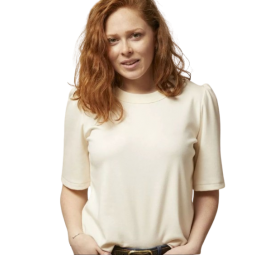 Tee Shirt LEMAHIEU Elisabeth 3/4 Ecru