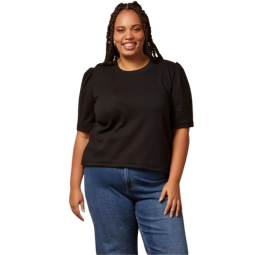 Tee Shirt LEMAHIEU Elisabeth 3/4 Noir