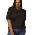 Tee Shirt LEMAHIEU Elisabeth 3/4 Noir