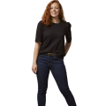 Tee Shirt LEMAHIEU Elisabeth 3/4 Noir